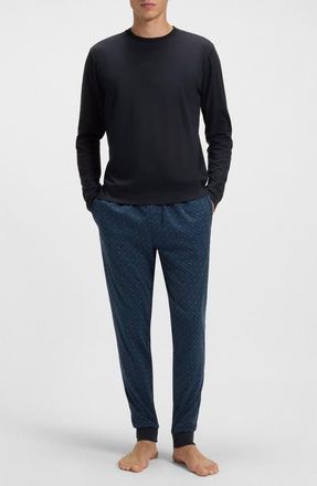 BOSS Relax Long Pajama Set in Dark Blue at Nordstrom, Size Xx-Large