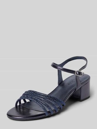 Tamaris Tamaris Sandaletten mit Strasssteinbesatz in Dunkelblau, Gr&ouml;&szlig;e 36