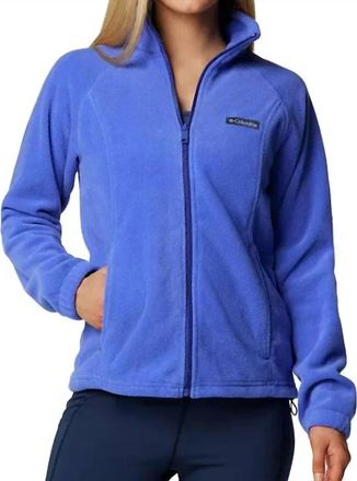 Columbia Benton Springs Full Zip Fleece Jacket In Clematis Blue