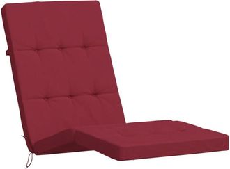 vidaXL Cojines para tumbona 2 uds tela Oxford rojo tinto Vidaxl