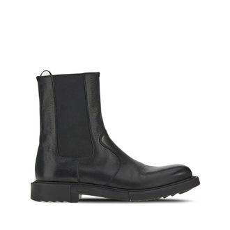 Ferragamo Loreno Chelsea Almond-Toe Boots, Size 8.5