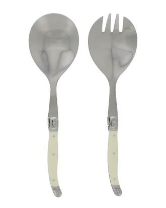 French Home 2Pc Laguiole Faux Ivory Servers