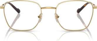 Vogue Eyewear 53mm Pillow Optical Glasses in Gold at Nordstrom