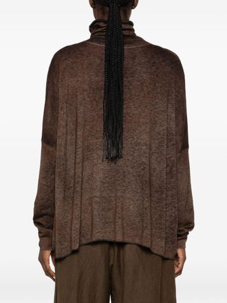 Avant Toi Ultralight Cashmere Turtleneck Sweater - Brown