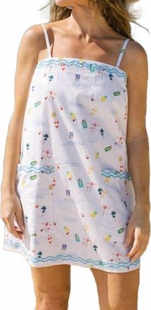 Sunshine Tienda Sandbar Grotto Mini Dress In White