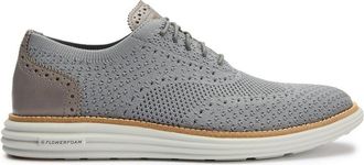 Cole Haan Mens Remastered Stitchlite Shoes - Grey Textile - Size UK 6.5
