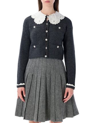 Self Portrait Sweaters Grey