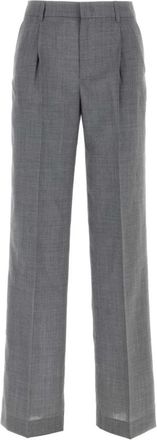 Pantaloni Torino Lola Pant - Dames - Wijde Broeken - Grijs - 3XL - Wol - Broeken