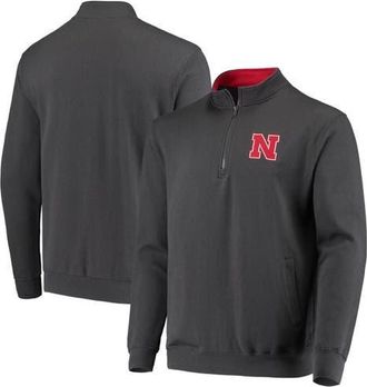 Colosseum Mens Colosseum Charcoal Nebraska Huskers Tortugas Logo Quarter-Zip Jacket at Nordstrom, Size Small