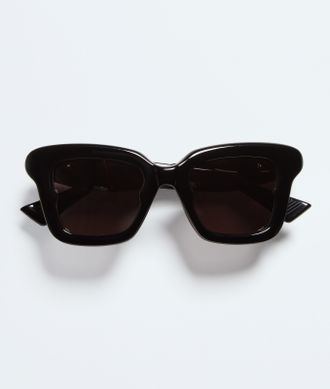 Bottega Veneta Sophia Ribbon Butterfly Sunglasses - Black - Unisex - U