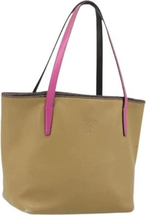 Loewe Pre-owned Tote Bags, female, Beige, Size: ONE SIZE Pre-owned Tote Bag
