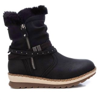 Xti Womens Winter Booties In Black