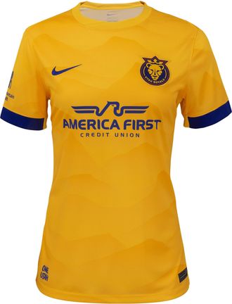 Nike Utah Royals FC 2025 Stadium Home Nike Womens Dri-FIT NWSL Replica Jersey in Yellow | P35557UTRO-VMZ