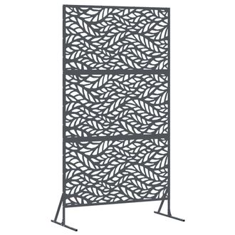 vidaXL Pantalla De Privacidad Antracita 100 X 50 X 180 Cm Acero Vidaxl