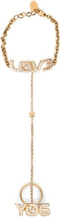 Red Valentino Elegante gouden ketting met opvallend design - Dames - Armbanden - Geel - ONE Size - Accessoires