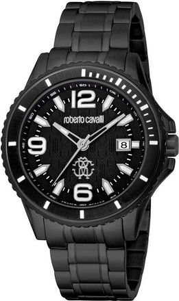 Roberto Cavalli Fashion Watch Quartz Black Dial Mens Watch RV1G217M0061