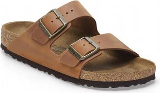 Birkenstock Arizona - Dames - Sandalen - Bruin - 36 EU - Leer - Schoenen