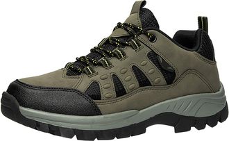 Generic Fashion Spring and Summer Men Sports Shoes Flat Bottom Lightweight Mesh Breathable Comfortable Solid Color Features: Mens Tall Boots (Green, 7.5)