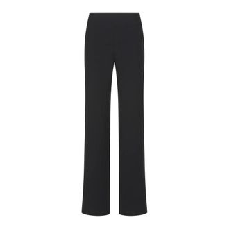 Emporio Armani Techno Cady Palazzo Broek - Dames - Broeken - Zwart - Maat: 4XL Poliester