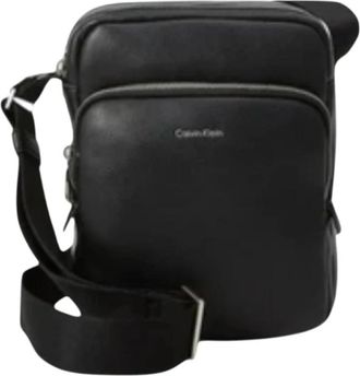 Calvin Klein Raised Pocket Reporter - Heren - Schoudertassen - Zwart - ONE Size - Tassen