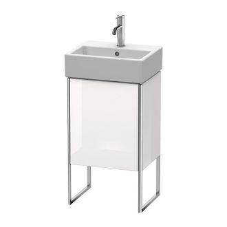 Duravit Duravit Xsquare Vanity Unit Vertical 43.4x34.0 Cm, 1 Puerta, Colgado A La Izquierda, 1 Estante De Vidrio, Para El Lavabo Vero Air 072445, Color (frent