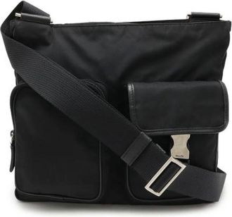 Prada Pre-owned Cross Body Bags, female, Black, Size: ONE SIZE Pre-owned Leather prada-bags