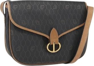 Dior Pre-owned Cross Body Bags, female, Black, Size: ONE SIZE Pre-owned Leather Crossbody Bag