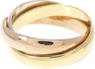 Cartier Pink Gold White Gold Yellow Gold Yellow Gold (18K) Pink Gold (18K) White Gold (18K) Band Ring (Pre-Owned)