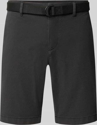 Tom Tailor Denim Regular Fit Chinoshorts aus Baumwoll-Mix in Black, Gr&ouml;&szlig;e XXL