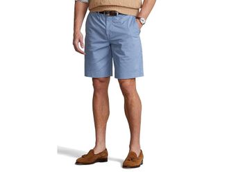 Polo Ralph Lauren Classic Fit Stretch Chino Short Mens Shorts Channel Blue : 32 9, Cotton/Twill/Elastane