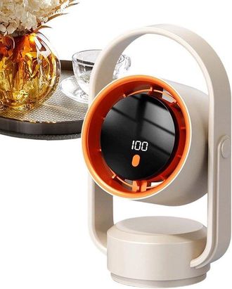 No Brand Ventilador Nocturno Personal De 5 Velocidades, Alimentado Por Una Bater&iacute;a De 1800 Mah, Adecuado Para Hombres, Estudiantes, Viajeros, Hogar, Apartament