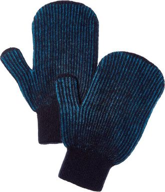 Brodie Bold Plaited Cashmere Mittens