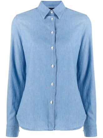 Aspesi Overhemd met lange mouwen - Blauw