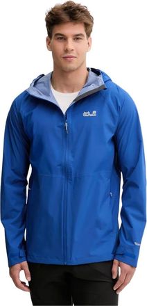 Jack Wolfskin Fitness, Heren, Blauw, XL, Wol, Prelight 2.5Layer Jacket