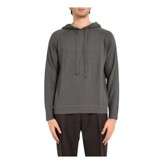 Paolo Pecora Hoodies, male, Gray, L, Hooded Sweatshirt