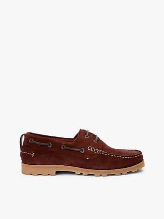 Tommy Hilfiger Suede Cleat Lightweight Boat Shoes