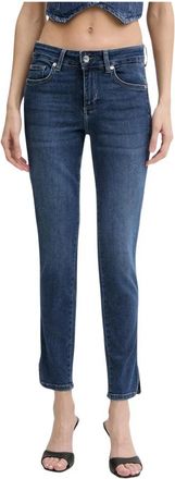 Liu Jo Skinny Jeans - Dames - Slim Fit Jeans - Blauw - W25 - Katoen - Jeans