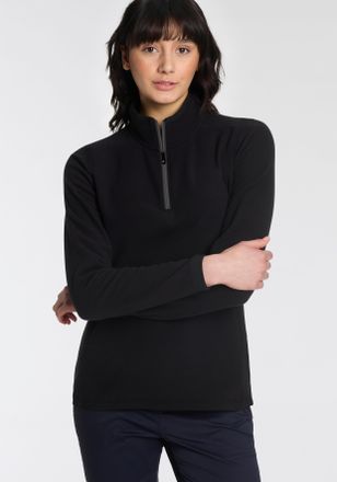 Killtec Fleeceshirt KILLTEC KSW 62 WMN FLC SHRT, Damen, Gr. 48, schwarz, Obermaterial: 100% Polyester, Shirts Fleeceshirt, f&uuml;r Sportmode und Outdoormode, aus 