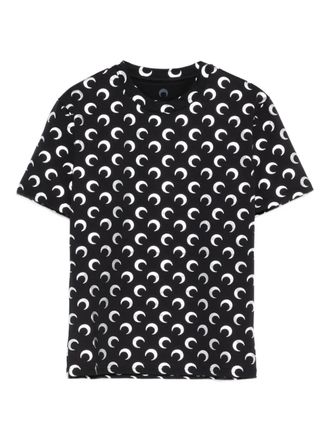 Marine Serre moon-print top - Black