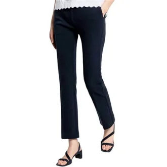 GANT Chinos, female, Blue, Size: M Satin Chino Pants