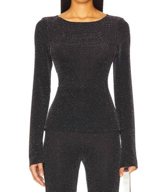 Show me your Mumu Bowie Top In Black