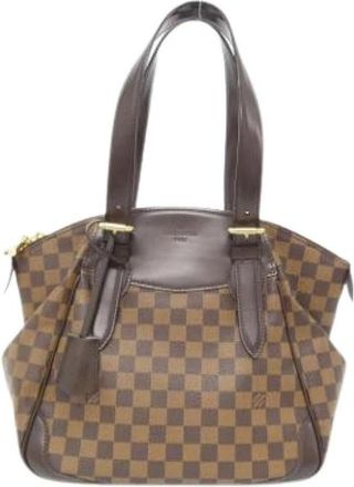 Louis Vuitton Pre-owned Vintage Schoudertas - Dames - Vintage Handtas - Bruin - ONE Size - Vintage