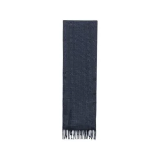 Ferragamo Geometric-print Fringed Scarf
