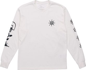 Nike MENS Sports Casual Long Sleeve Crew-neck White DC1286-910