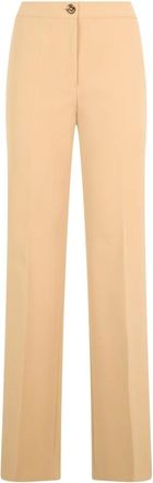 Moschino Pantalones de Pierna Recta - Trousers - Mujer - Beige - S