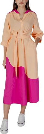 b.young Kleurblok Midi Hemdress Model By14884700947ro