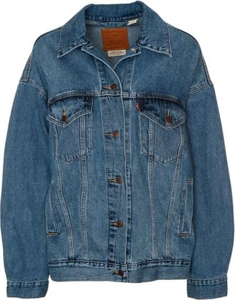 Levi's Original Jeansjacke - Dames - Spijkerjassen - Blauw - S - Denim - Jassen