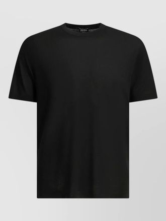 Ermenegildo Zegna short sleeve crew neck jersey t-shirt