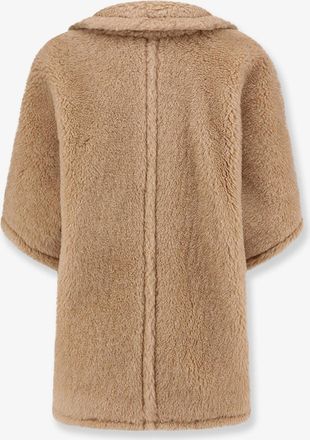 Max Mara Womens Cape Mxacavallo Beige Alpaca, Cashmere & Silk Jacket