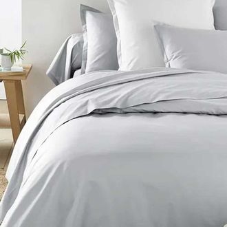 COTTON ARTEAN Funda n&oacute;rdica 100% bamb&uacute; org&aacute;nico gris 220x220 cm cama 135